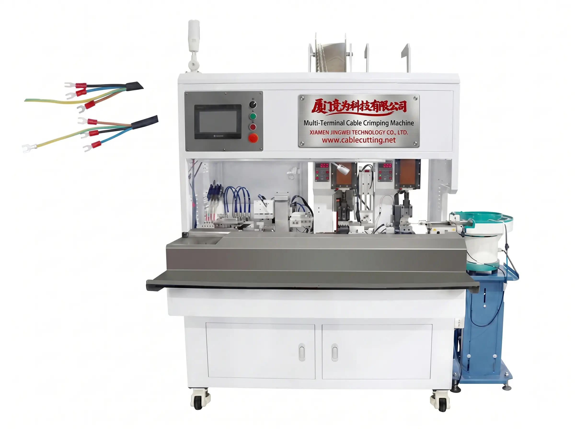 Crimpadeira Automática Multiterminal WPM-555 – Alta Precisão Industrial