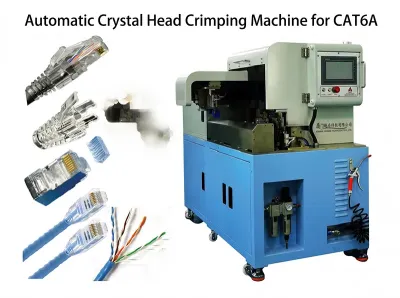 Máquina Automática de Crimpagem de Conectores RJ45 CAT6A WPM-CAT6A