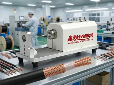 Máquina Automática de Corte de Trança Blindada para Remoção de Malha de Blindagem de Cabo JW-1158X