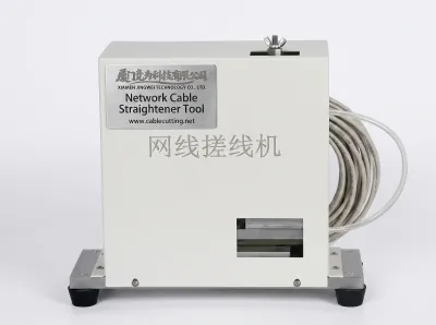 Máquina de Endireitar Cabos Ethernet Pneumática WPM-RJ45 - Escova de Malha de Blindagem de Fio