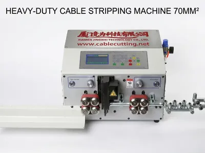 Máquina Automática de Corte e Decapagem de Cabos 70mm² WPM-MAX2-70mm2 - Máquina de Corte e Descascamento de Fios