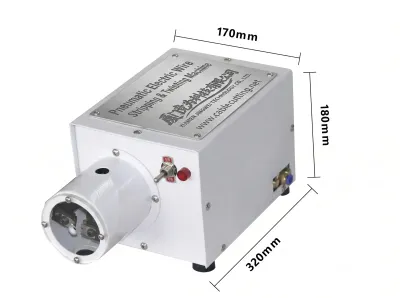 Máquina Semiautomática Pneumática Elétrica de Descascar e Torcer Fios WPM-200 - Torção e Descascamento de Fios