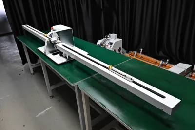 Máquina de Enrolamento de Fita + Trefilagem Dupla Face JW-303KL-1m Thumb