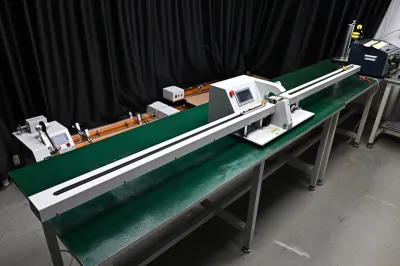 Máquina de Enrolamento de Fita + Trefilagem Dupla Face JW-303KL-1m Thumb