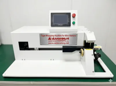Máquina Automática de Envolvimento com Fita para Cabos WPM-302