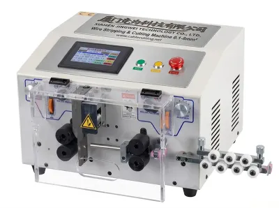 Máquina Automática de Corte e Descascagem de Fios com Tela de Toque WPM-JES - Máquina de Corte e Descascamento de Fios