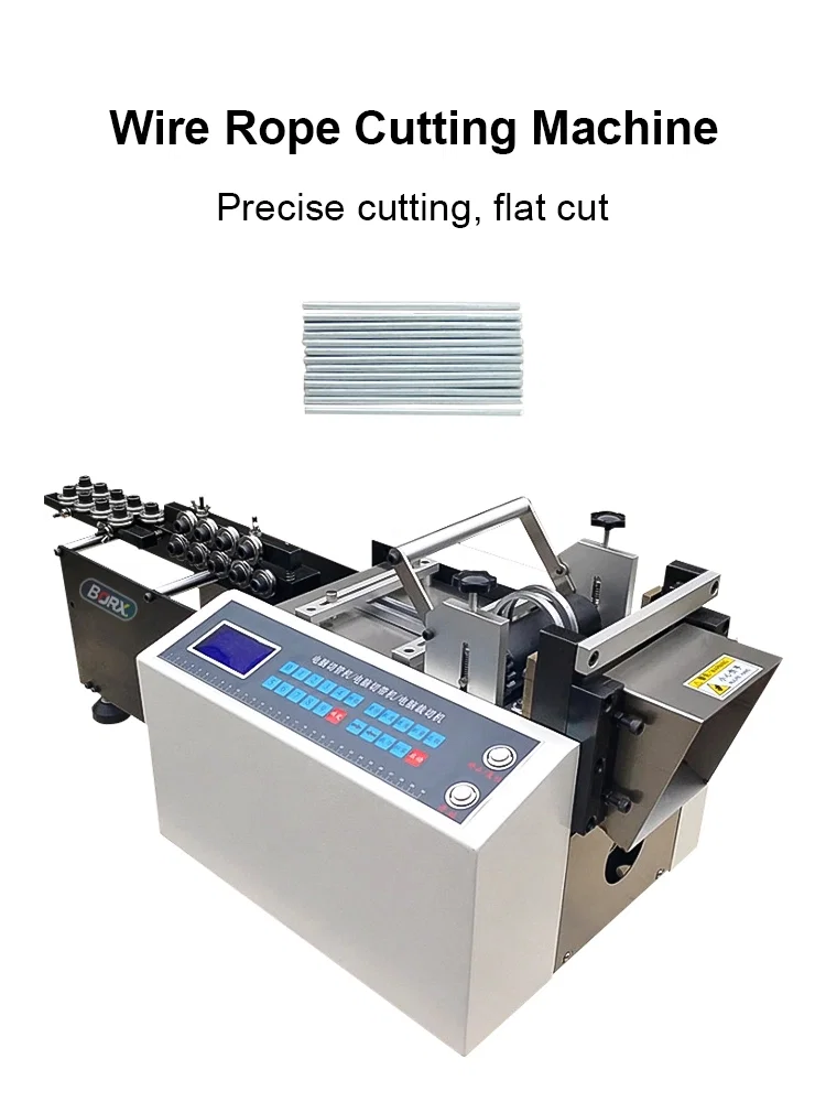  Máquina de corte de cabo de aço, máquina de corte de metal, equipamento de corte de endireitamento de fio 