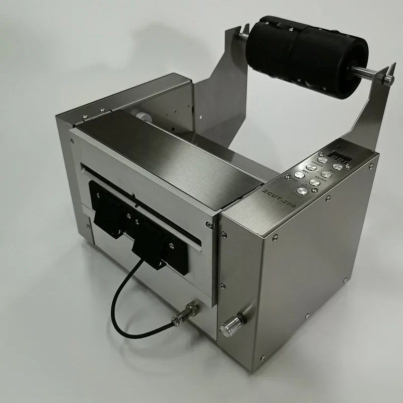 Dispensador de cortador de fita industrial elétrico ZCUT-200 de 200 mm de largura, cortador de fita industrial, dispensador de fita Zcut-200, cortador de fita elétrico 