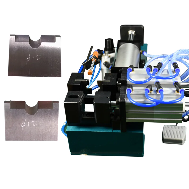 Lâmina de descascamento pneumática do fio para o corte automático do fio e a máquina de descascamento, faca pneumática da máquina de casca