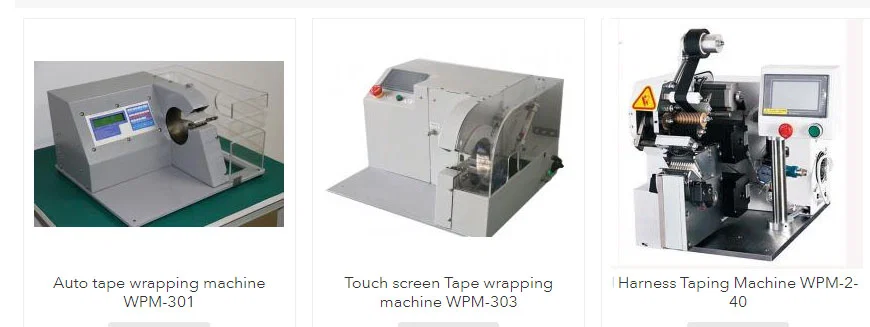 Fabricante Profissional de Máquina de Enrolamento de Fita para Cabos JINGWEI