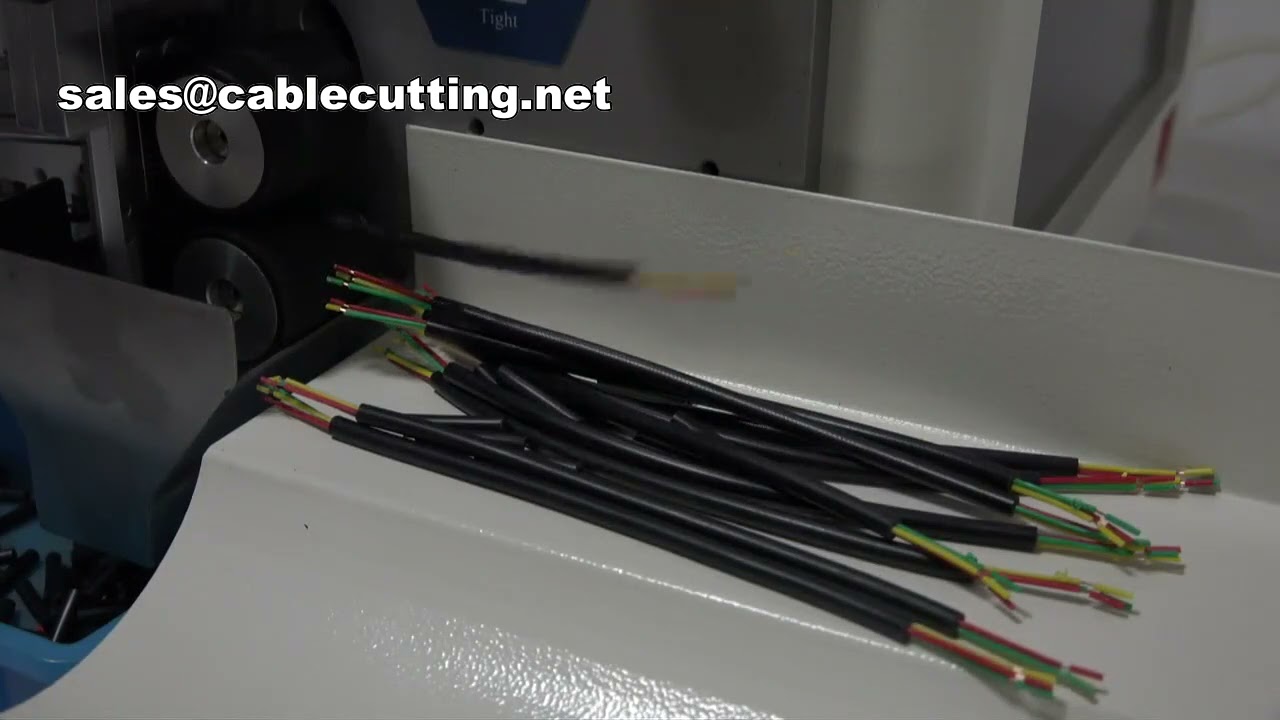 Máquina Premium de Corte e Decapagem de Fios Multicore - Para Cabos de Blindagem Automatizada