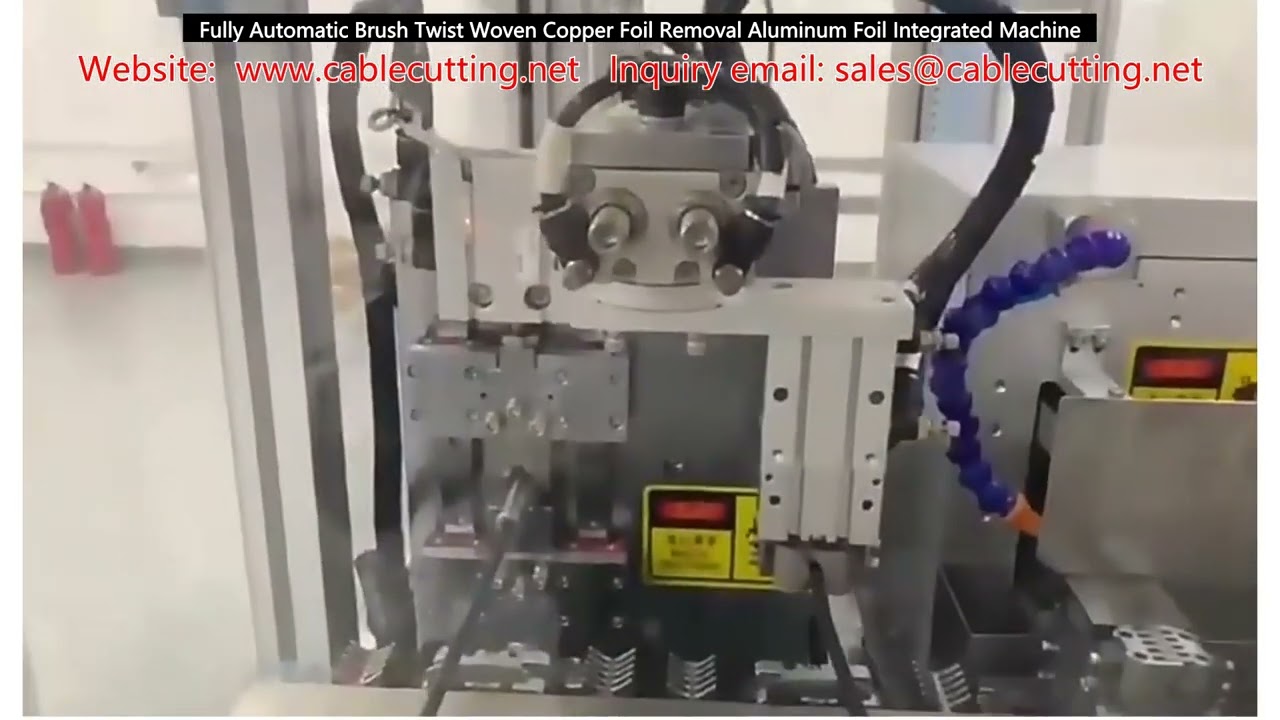 Máquina Totalmente Automática Integrada para Remoção de Folha de Cobre e Alumínio com Escova Trançada
