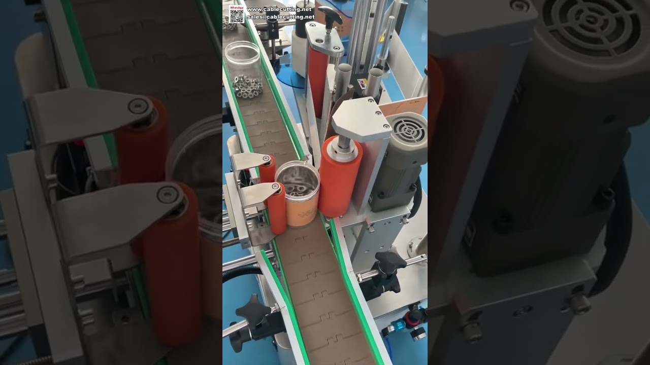 Máquina Automática de Etiquetagem de Pacotes - Aplicador Seguro de Adesivos para Identificação e Marca de Produtos