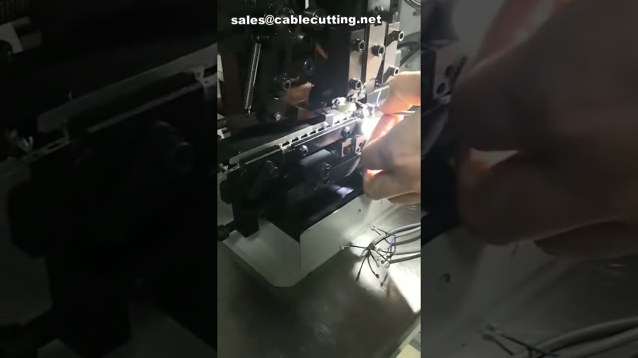 Máquina Automática de Decapagem e Crimpagem de Fios | Crimpadeira de Terminais Automática