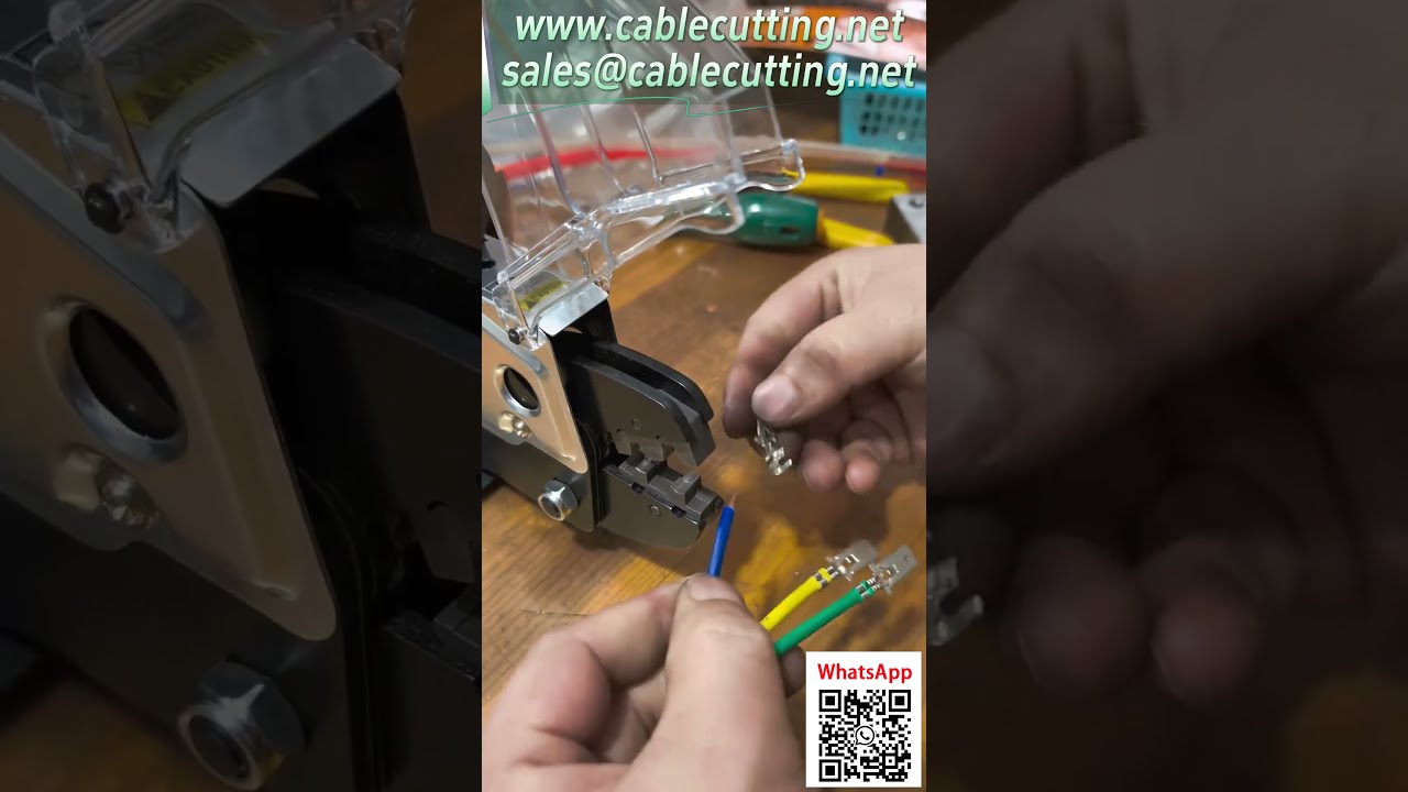 Máquina de Crimpagem de Terminais Profissional | Soluções para Chicotes Elétricos e Automação Industrial