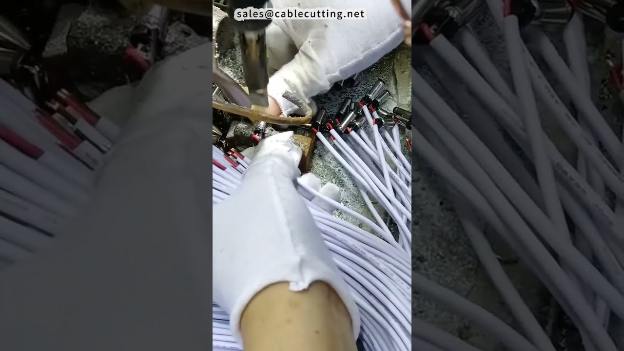 Demonstração de Soldagem de Plugue em L: Operação Fácil e Alta Produtividade