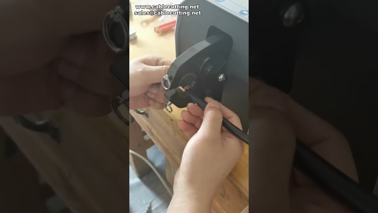 Resultado da Crimpagem com Crimpador Pneumático 120L para Terminal Aberto 200A