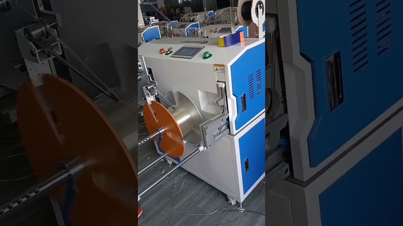 Máquina Automática para Mangueiras Pneumáticas: Contagem, Corte, Bobinamento e Amarração Integrados