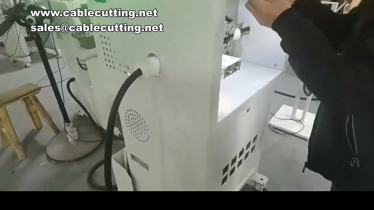 Máquina de Termoencolhimento para Cabos | Corte e Selagem Automática de Fios Multinúcleo
