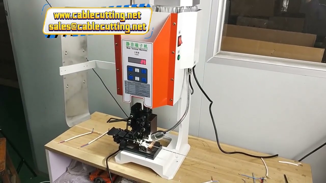 Máquina de Crimpagem Pneumática 3T para Terminais de Fio - Alimentação Lateral/Final - Aplicador OTP Grão