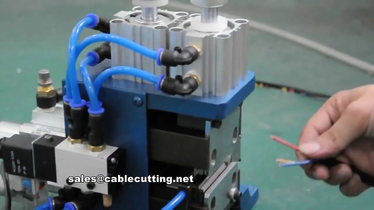 Máquina Pneumática de Decapagem e Torção de Fios 3FN - Eficiência Industrial