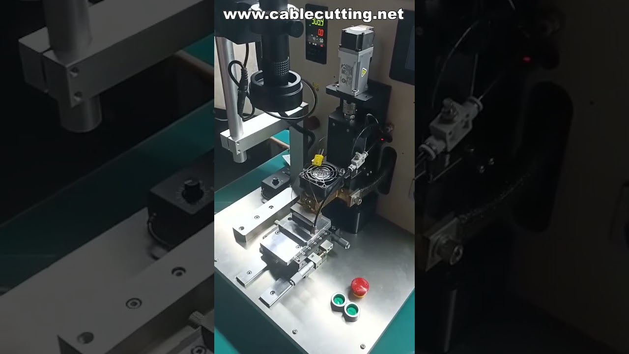 Máquina de Solda a Barra Quente Servo para Cabos Flexíveis – Precisão e Automação