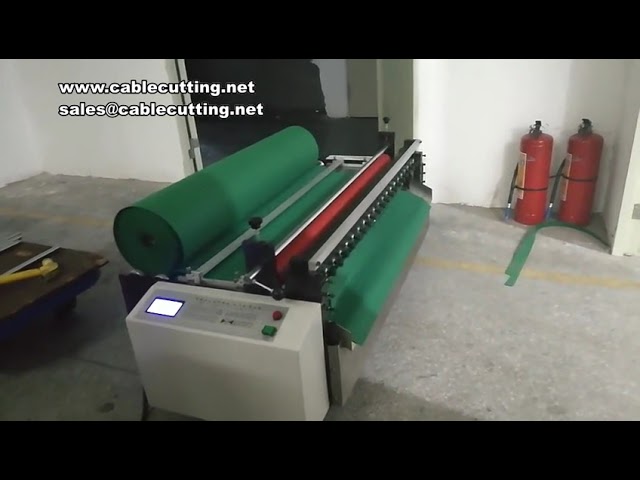 Máquina de Corte Automática para Não Tecido, Filme PVC, Papel Isolante e Foil de Cobre Autoadesivo