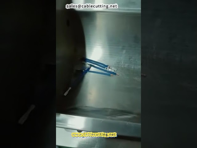 Máquina Automática de Decapagem, Corte, Torção e Crimpagem de Terminais para Cabos