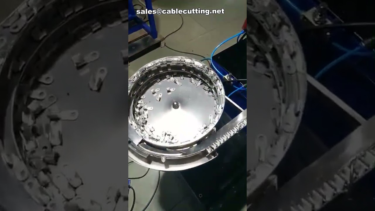 Máquina de Crimpagem Profissional: Mesa Vibratória e Terminal Anel Isolado