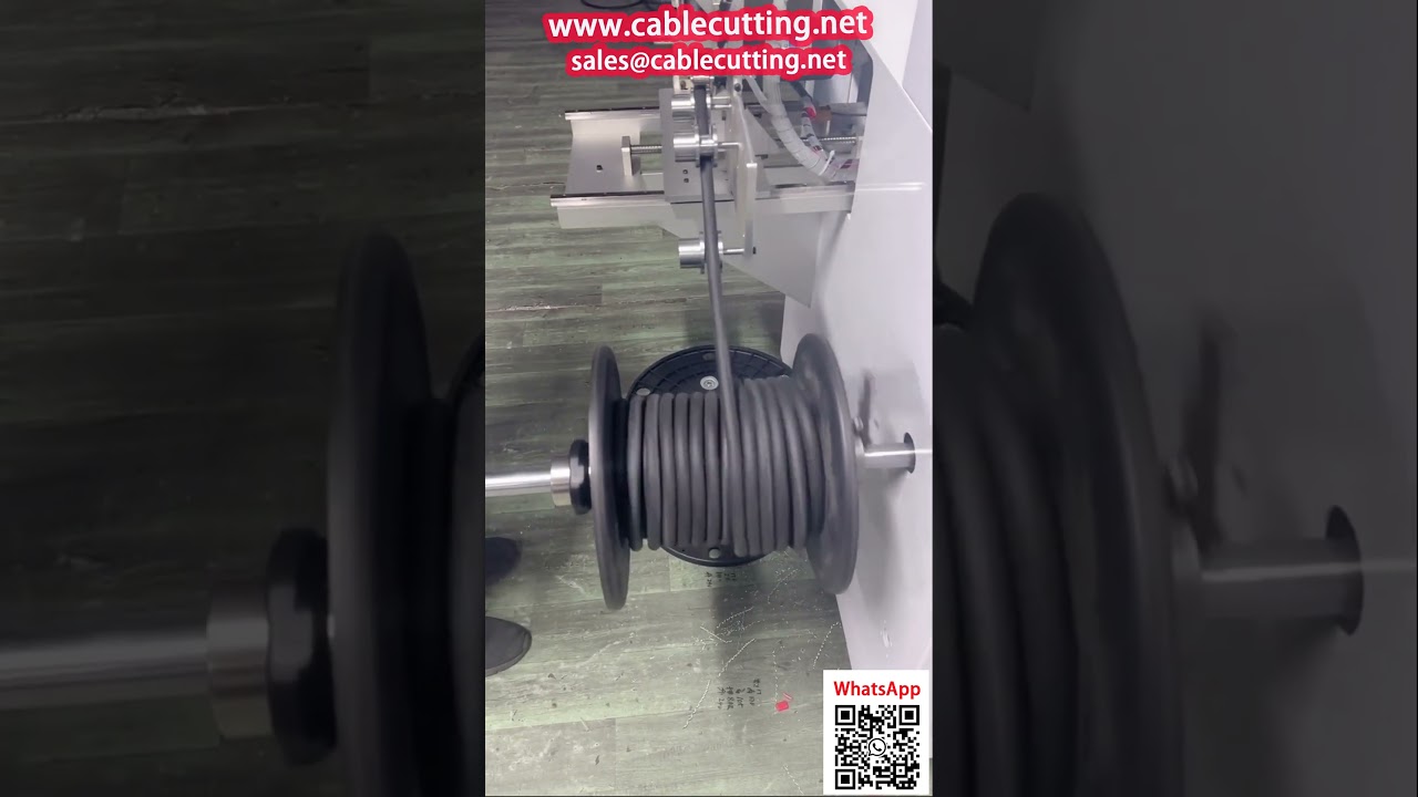 Máquina de Enrolar e Contar Cabos em Bobina Plástica para Cabos de 16mm