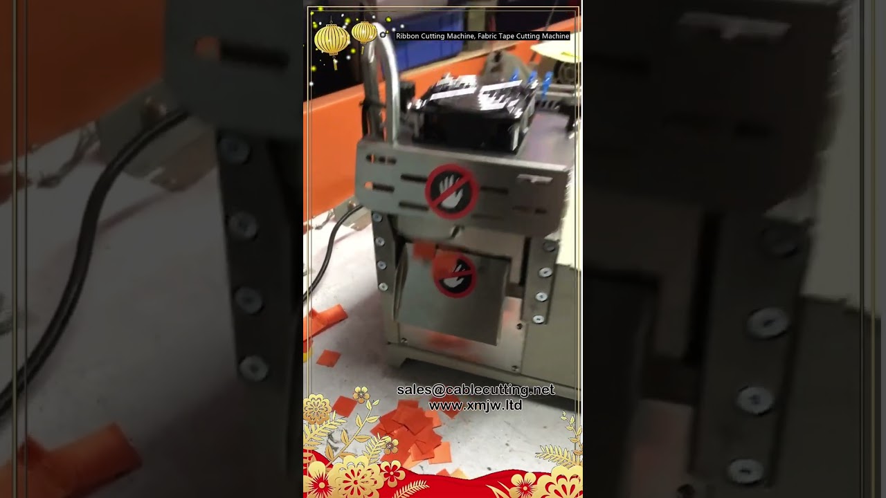 Máquina de Corte de Fitas e Tecidos Automática | Cortadora de Precisão