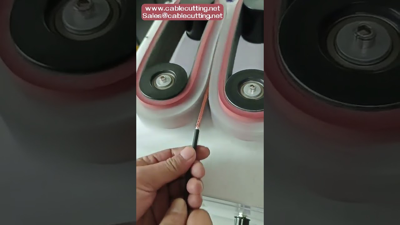 Máquina de Decapagem e Escovação de Cabos Blindados | Alta Precisão Automática