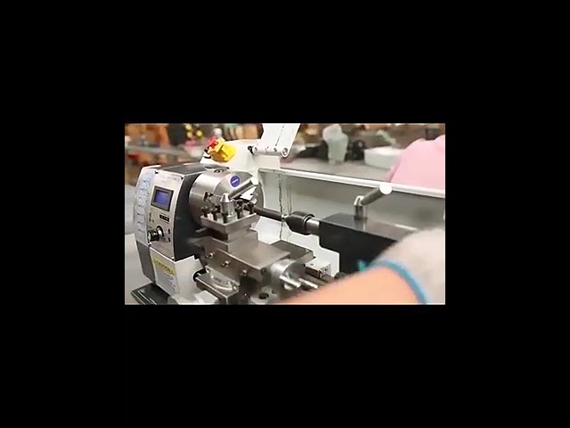 Mini Torno para Hobby em Metal | Pequena Máquina de Polimento e Fresamento de Bancada