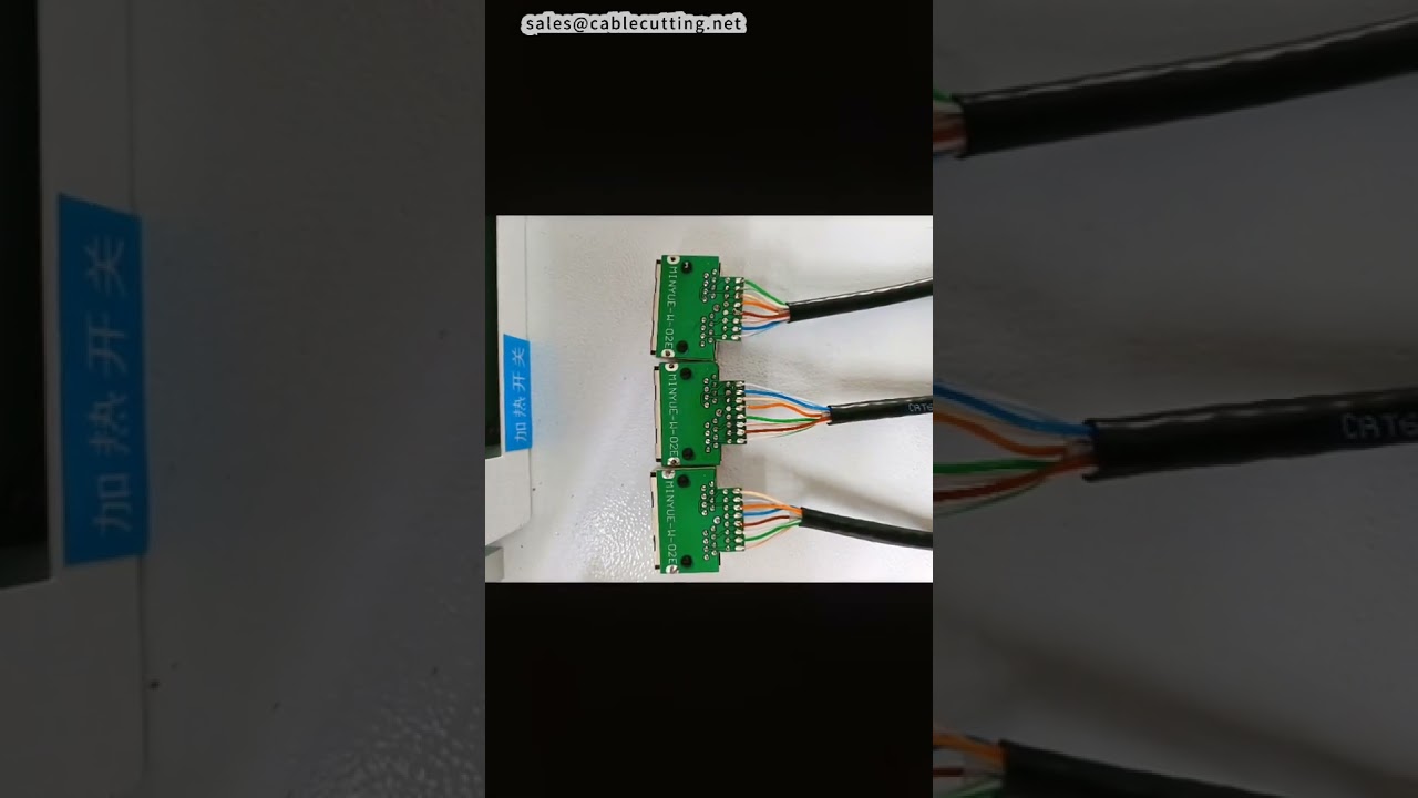 Soldagem Semiautomática de Conector de 8 Núcleos: Processo em Duas Etapas | Demonstração na Fábrica