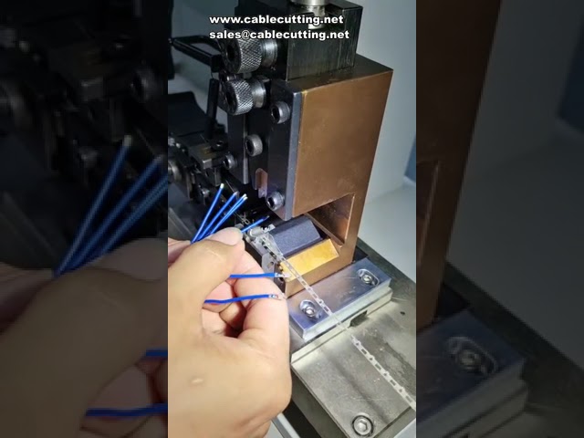 Máquina de Crimpagem de Fios Elétricos 2 Toneladas Semi-Automática para Terminais JST e Euro