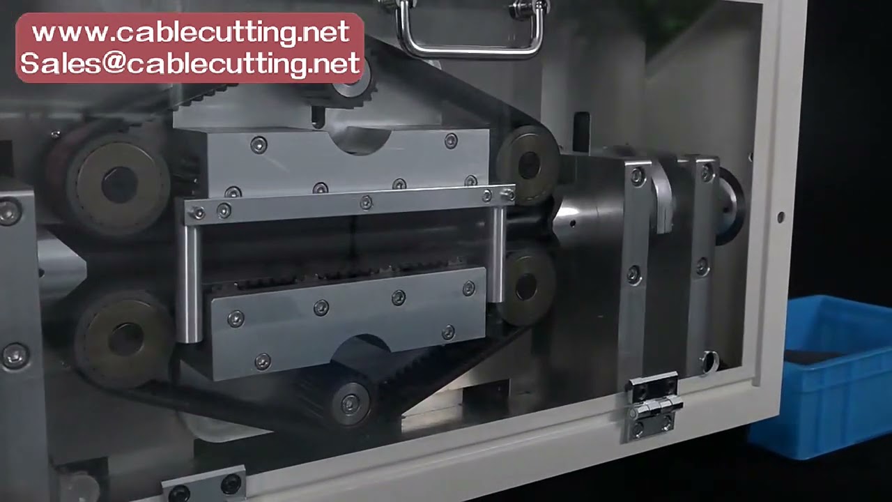 Máquina de Corte Automático de Tubos 335 - Acionamento por Correia e 6 Rodas para Cabos e Mangas