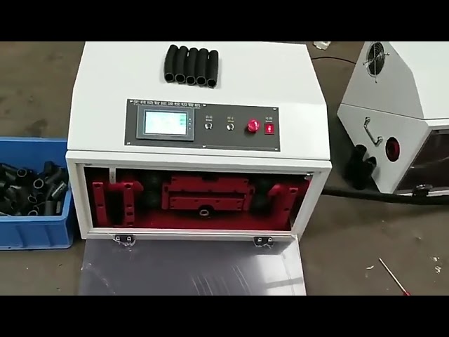 Máquina de Corte Automática para Tubos Corrugados, PVC, Borracha e Plástico - Cortador de Tubos