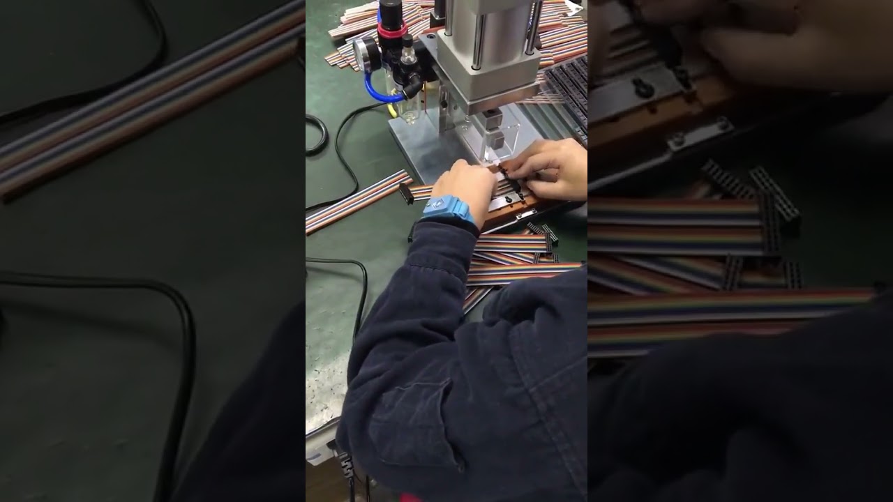Máquina de Prensar Chicotes Elétricos: Alta Precisão para Automação Industrial | #máquina #fábrica
