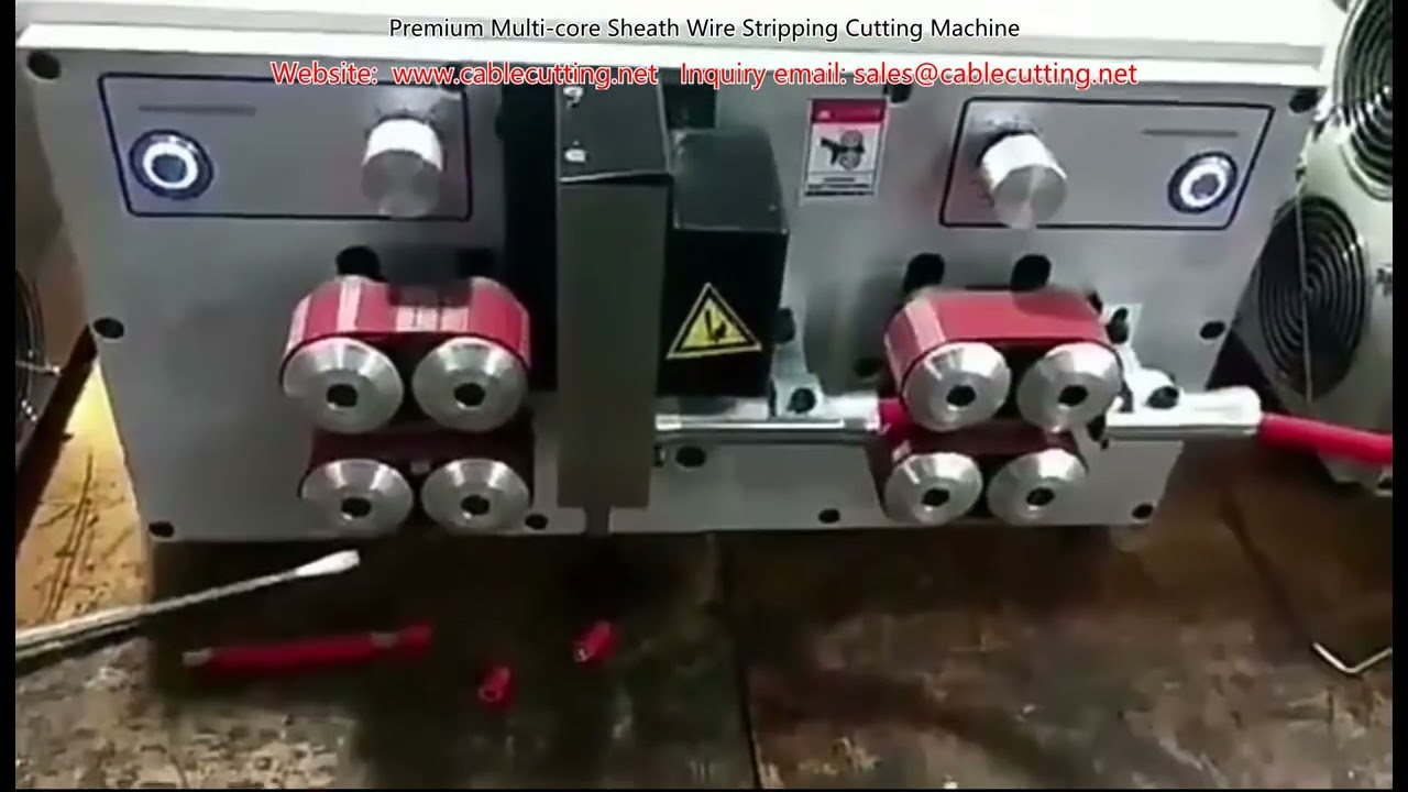 Máquina Premium de Decapagem e Corte de Cabos Multipolares
