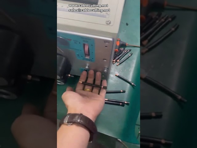 Máquina de Corte e Decapagem de Fios 10SQMM - Alta Precisão e Velocidade