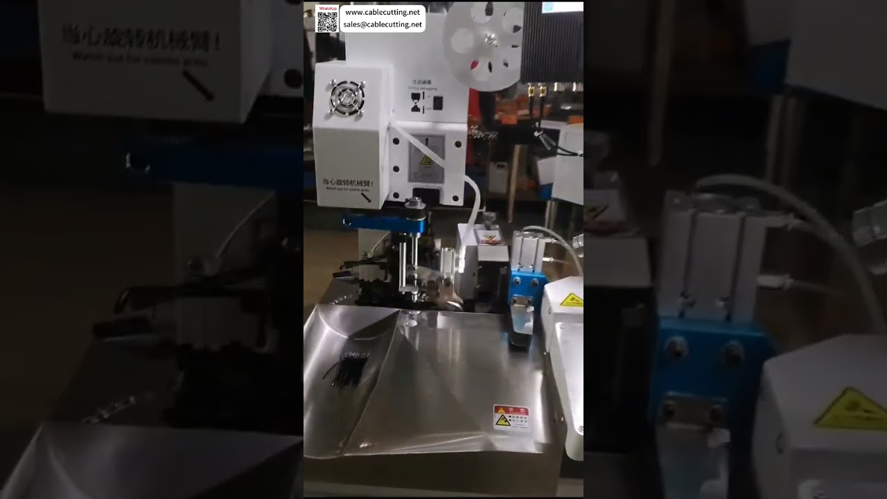 Crimpeira Automática de Terminal Duplo com Monitor de Pressão CFM para Chicotes Elétricos de Qualidade