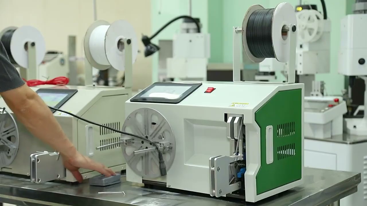 Máquina Bobinadora Automática para Fios e Cabos | Enroladeira Industrial