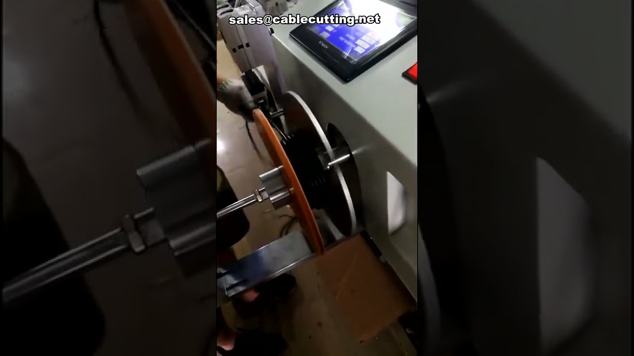 Máquina Automática para Classificar, Enrolar e Bobinar Cabos