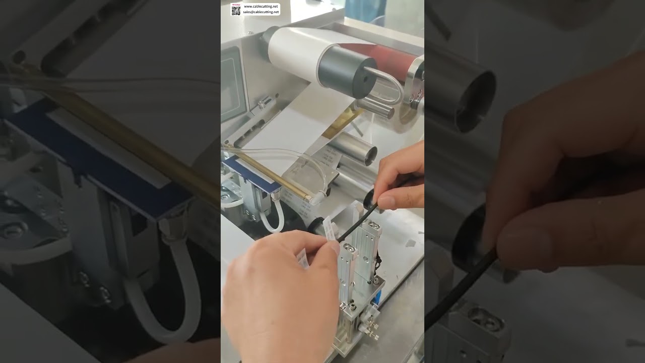Máquina de Etiquetagem de Fios de Mesa - Compacta, Potente e Econômica em Espaço
