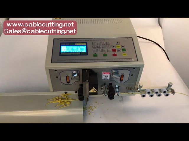 Máquina de Decapagem Automática de Fios 8 mm² - Corte e Decapagem de Cabos Elétricos