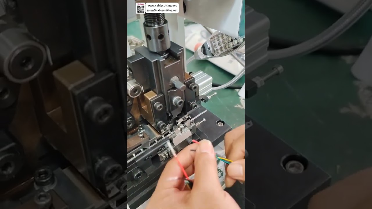 Máquina de Decapagem e Crimpagem de Terminais | Ferramenta Profissional e Rápida para Chicotes Elétricos