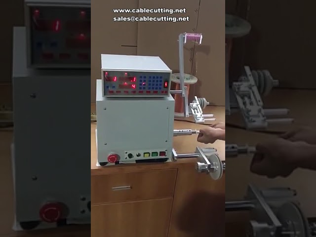 Máquina de Bobinar Fios CNC Automática para Cabos | Bobinadora Elétrica 110V/220V