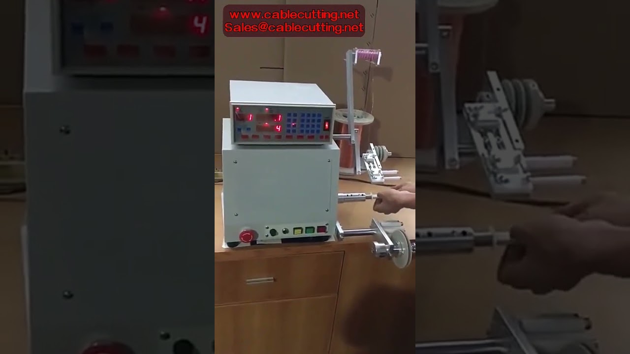 Máquina de Bobinar Automática CNC 810/820 - 750W/400W para Fios de 0,03 a 1,2mm