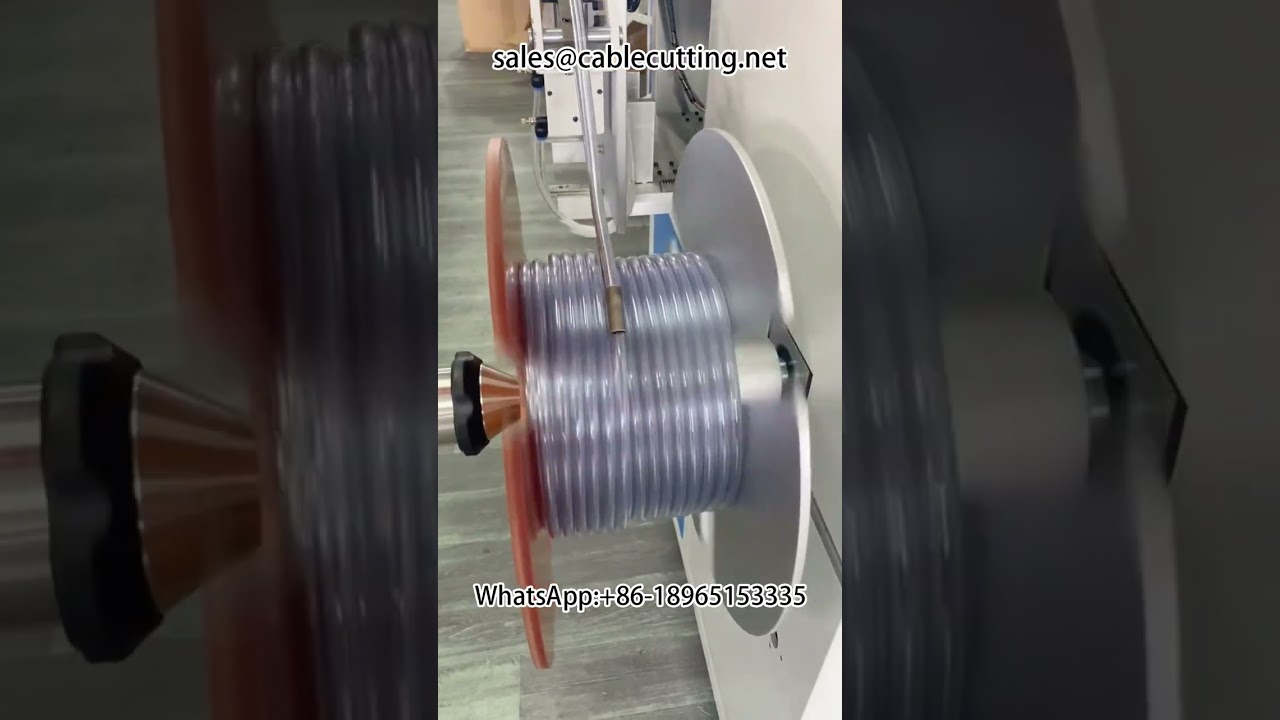 Máquina de Enrolar Mangueira PVC com Contagem de Metros | Rebobinadeira Automática para Tubos PE