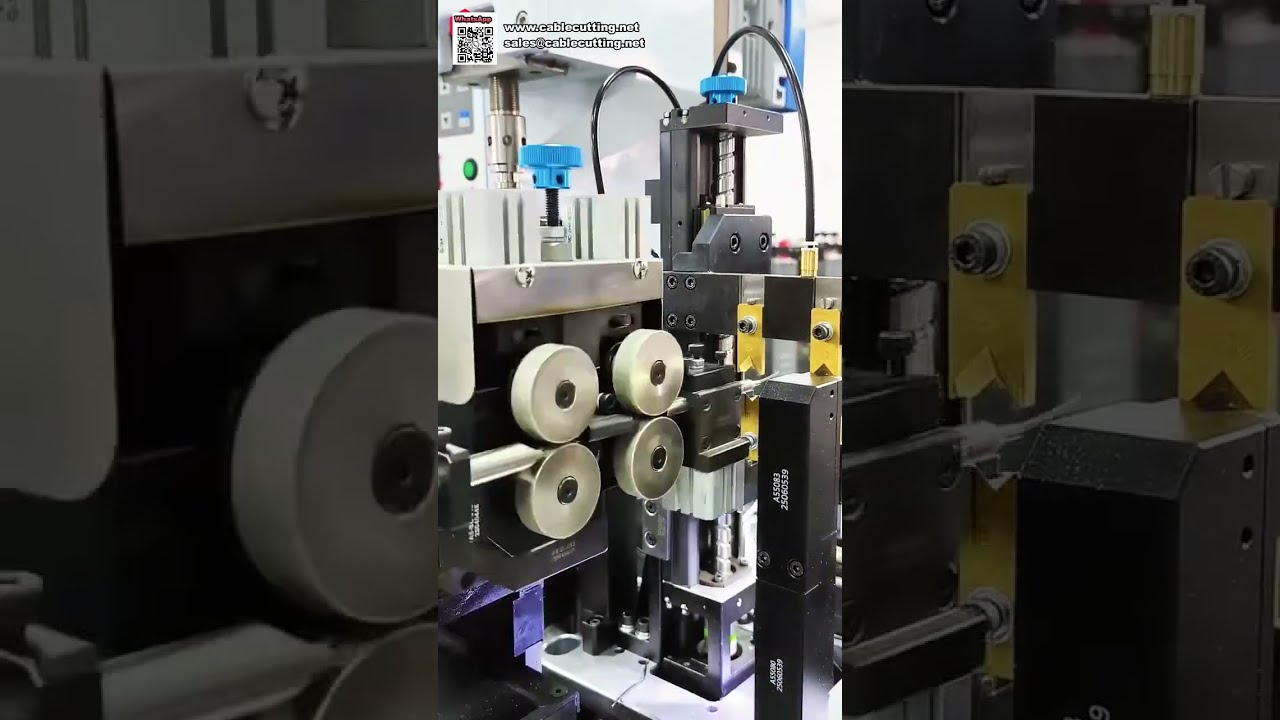 Máquina de Crimpagem Automática de Terminais Simples e Dupla - Estável e Durável para Fios Industriais
